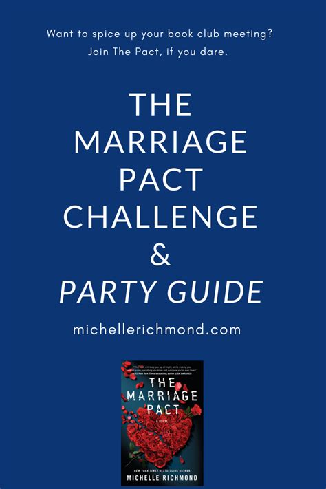 Host a Marriage Pact Party for Your Book Club - Michelle Richmond