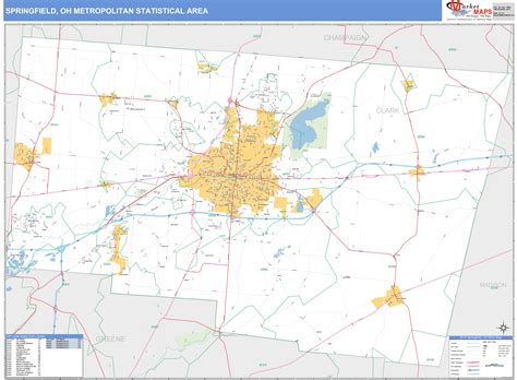 Springfield Oh Zip Code Map - United States Map