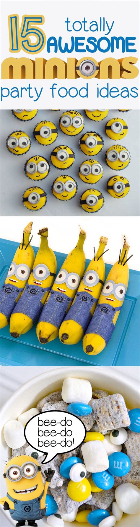 15 Totally Awesome Minions Party Food Ideas - Brownie Bites Blog in ...