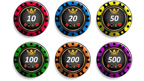 Set of custom colorful poker chips 12483397 Vector Art at Vecteezy