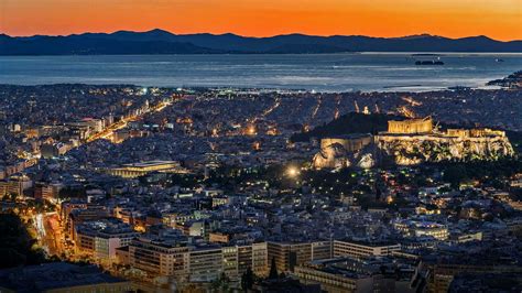 Athens Night – Bing Wallpaper Download