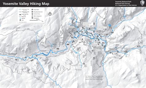 Map Of Yosemite Valley Waterfalls - London Top Attractions Map