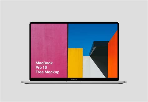 Free MacBook Pro 16 Mockup