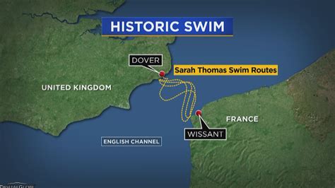 Colorado's Sarah Thomas Swims The English Channel 4x, Sets Record - CBS ...