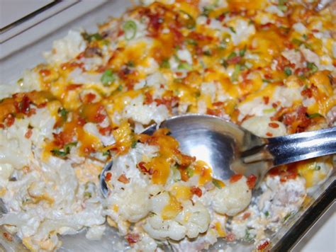 Loaded Cauliflower Casserole | Cooking Mamas