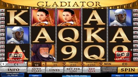 Gladiator Slot > Play for Free > Review & Real Money Bonus