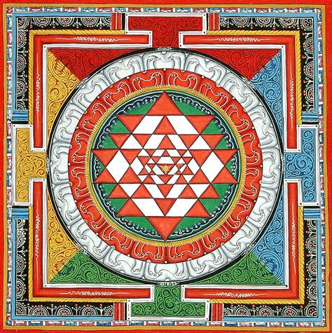 Sri Yantra Mandala | traditionalartofnepal.com