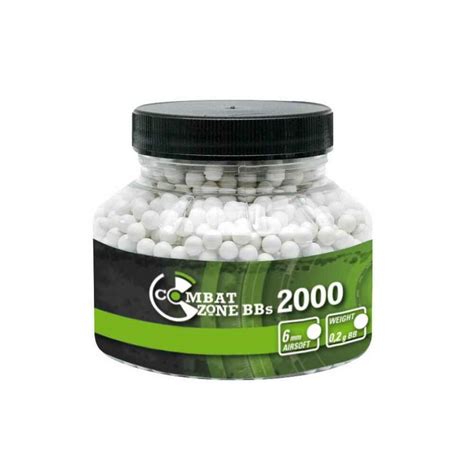 Combat Zone Airsoft Kugeln Basic Selection 0,20g 6mmBB (Dose - 2000 ...