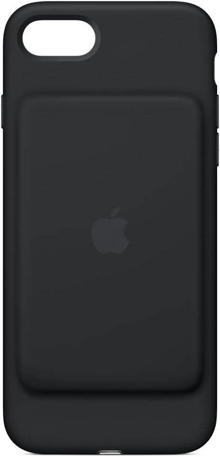 Amazon.com: Apple Smart Battery Silicone Case (for iPhone 7) - Black ...