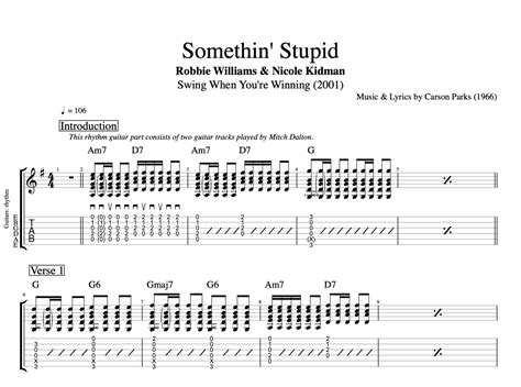 Something Stupid Guitar Chords