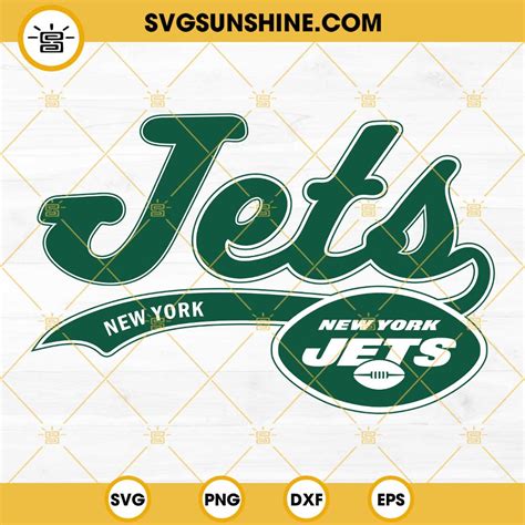 Jets SVG, New York Jets SVG PNG DXF EPS Cricut Silhouette, New York ...