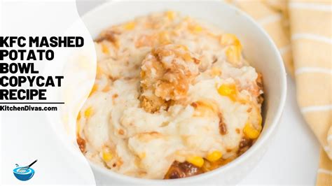 KFC Mashed Potato Bowl Copycat Recipe - YouTube