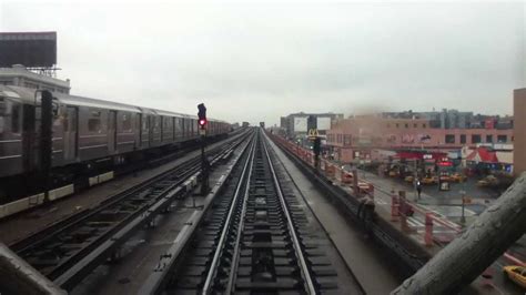 NYC subway Flushing line 7 train from Queensboro plaza to Flushing main street - YouTube