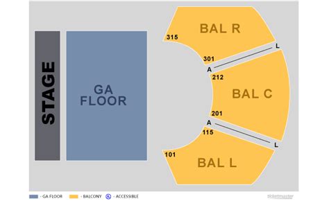 Seating Chart. Official Ticketmaster site