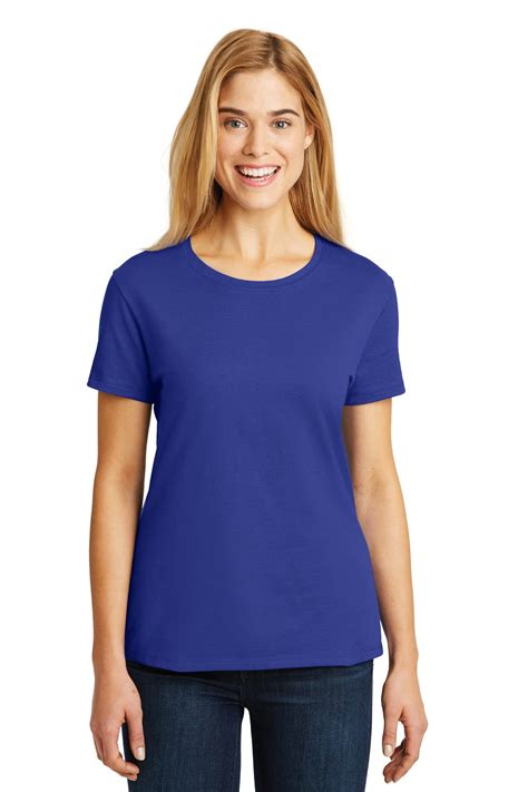 Hanes Women's 100 Percent Cotton Short Sleeve T-Shirt - SL04 - Walmart.com