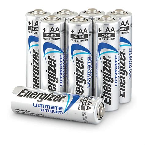 8-Pk. of Energizer® Ultimate Lithium AA Batteries - 283672, Game & Trail Cameras at Sportsman's ...