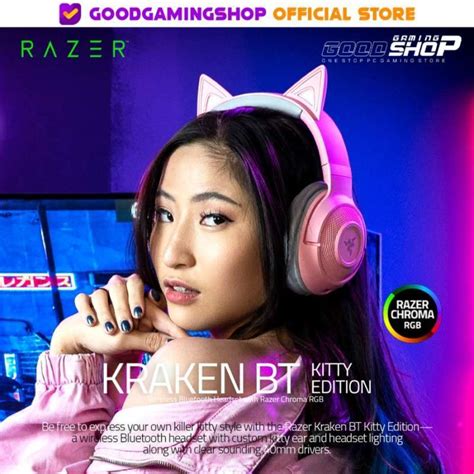 Jual Razer Kraken BT Kitty Edition Quartz - Gaming Headset Bluetooth di ...