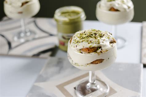 Coppette di tiramisù al pistacchio - Crema di pistacchio Pistì