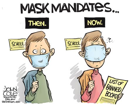 Banned Books Week: The new masking requirement in Pa.'s public schools | Editorial Cartoon ...