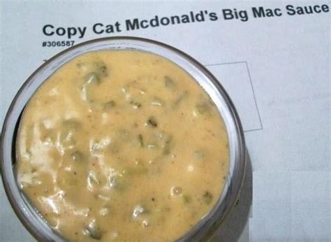 Copycat Mc Donalds Big Mac Sauce Recipe - Food.com
