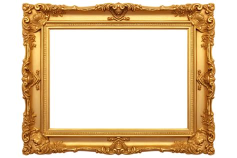 Gold Frame Transparent PNGs for Free Download