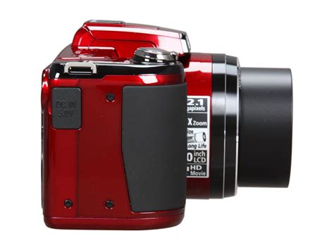 Nikon COOLPIX L110 Red 12.1 MP 28mm Wide Angle Digital Camera - Newegg.com