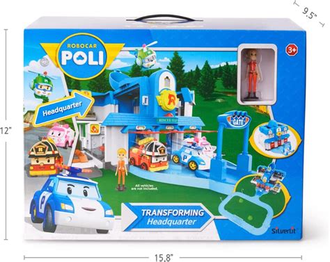 Robocar Poli Convertible Headquarter Construction Playset, Hobbies ...