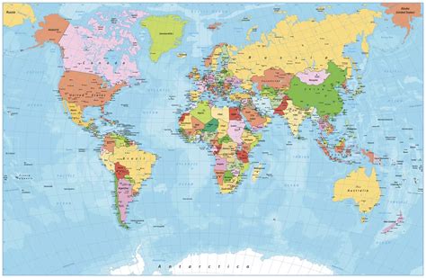 Earth Map Political