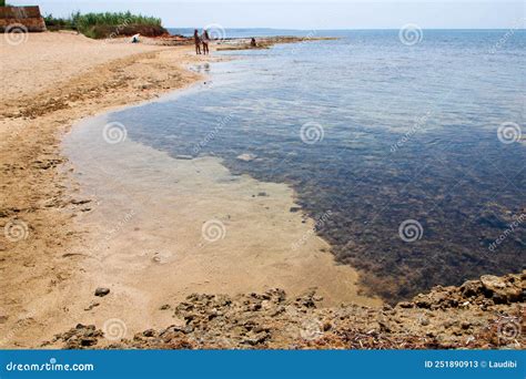 Pescoluse beach stock image. Image of shore, dune, mediterranean - 251890913