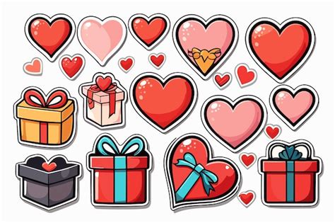 Page 3 | Heart sticker Vectors & Illustrations for Free Download | Freepik