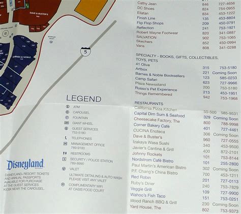 Irvine Spectrum Center Map