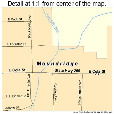 Moundridge Kansas Street Map 2048800