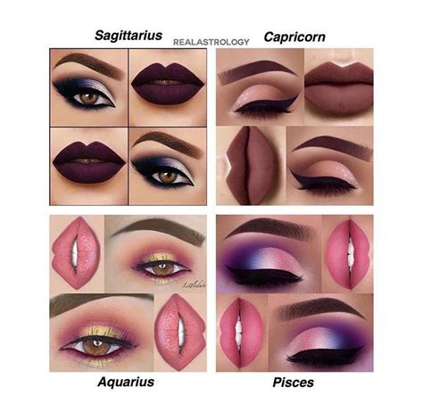 star sign lips color | Eye makeup, Zodiac sign lip color, Zodiac sign fashion