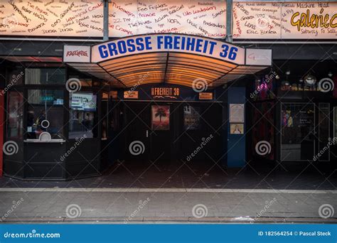 Reeperbahn Grosse Freiheit Entertainment District Hamburg`s St Pauli ...