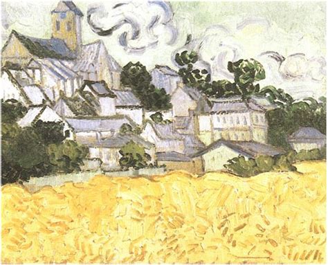 View of Auvers with Church by Vincent Van Gogh - 699