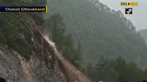 Watch: Massive landslide occurs in Uttarakhand’s Chamoli