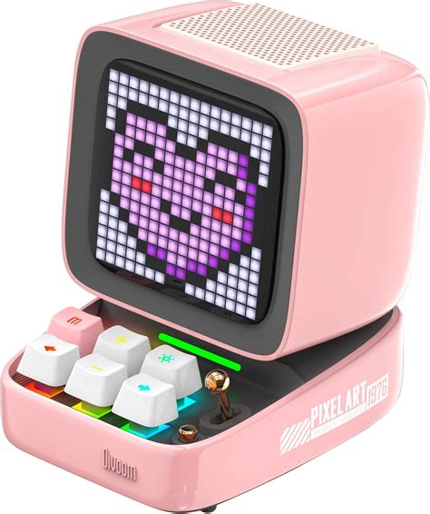 Divoom Ditoo Retro Pixel Art Game Bluetooth Speaker with 16X16 LED App ...