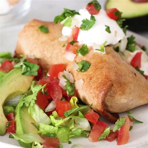 Air Fryer Chicken Chimichangas | Air fryer recipes healthy, Skinny taste recipes, Air fryer ...