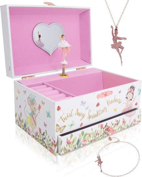 Amazon.com: The Memory Building Company Music Box - Ballerina Jewelry ...