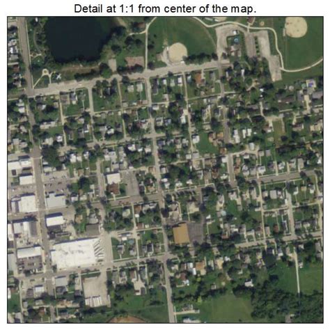 Aerial Photography Map of Gibsonburg, OH Ohio