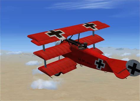 FSX Fokker Dr1 Triplane"The Red Baron" - Microsoft Flight Simulator X Mod