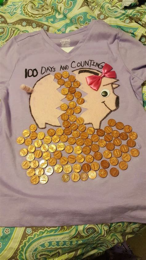 Ava's 100th day of school shirt 2017. | School shirts, 100th day of ...