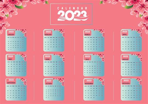 Plantilla De Calendario De Color 2023 Ilustraci 243 N - vrogue.co