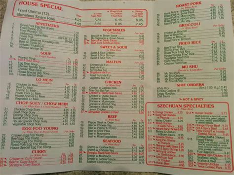 Hunan Chinese Restaurant Menu, Menu for Hunan Chinese Restaurant, Ogden, Salt Lake City ...