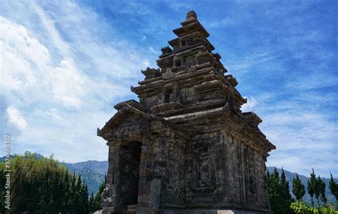 Dieng, 25 August 2020; Arjuno Temple is one of the Hindu temples in Indonesia which is located ...