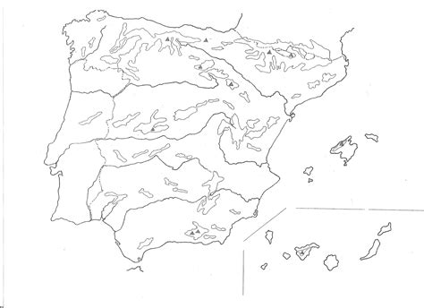 Gejuliografia: Mapa físico de la península ibérica