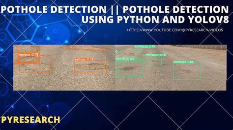 Pothole Detection || Pothole Detection using python and Yolov8 - YouTube