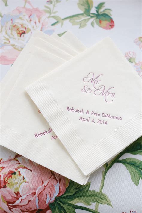 Personalized Cocktail Napkins