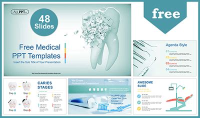 Dental Clinic PowerPoint Templates for free