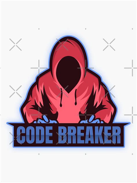 " Code Breaker - Hacker, Cyber Security V2" Sticker for Sale by clubtee | Redbubble